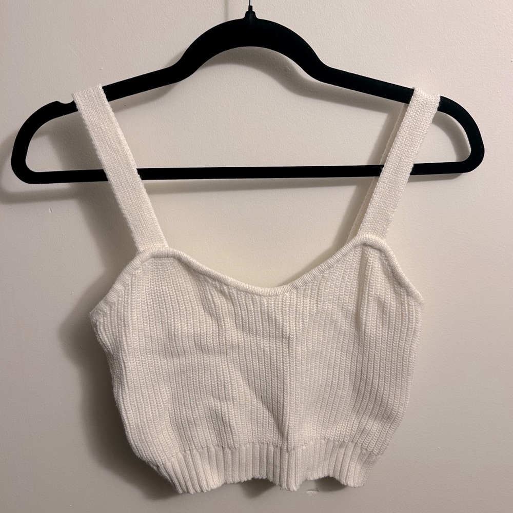 Z Supply Sweater Knit Crop Tank Top